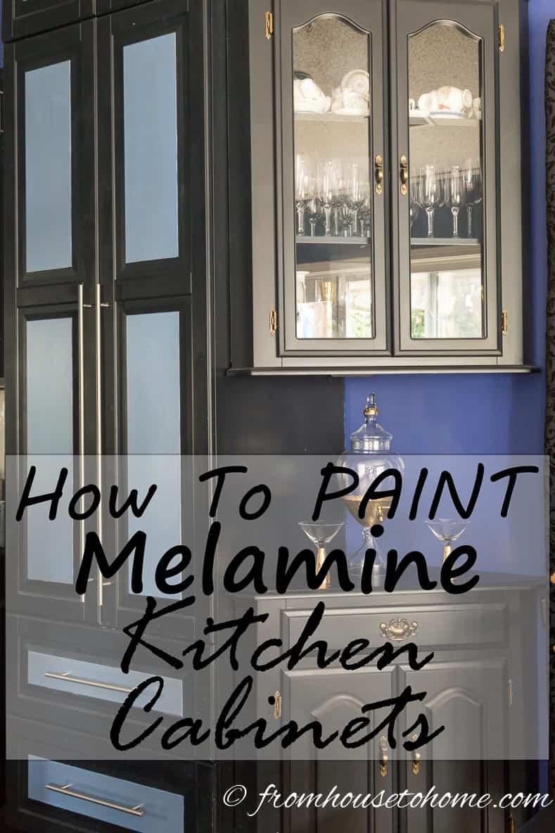 How to Paint Melamine Kitchen