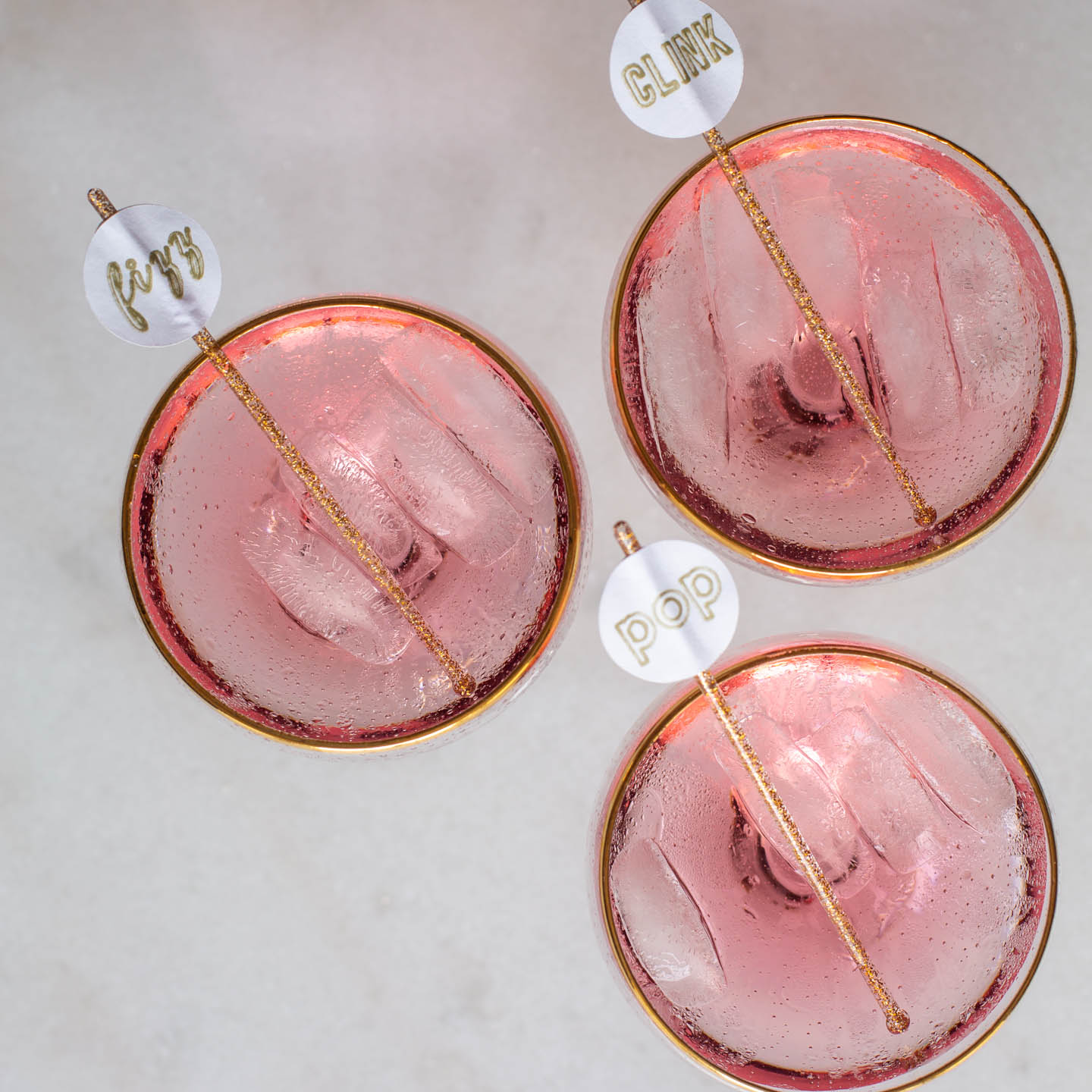 Pop Fizz Clink DIY Drink Stirrers (with Free Printable)