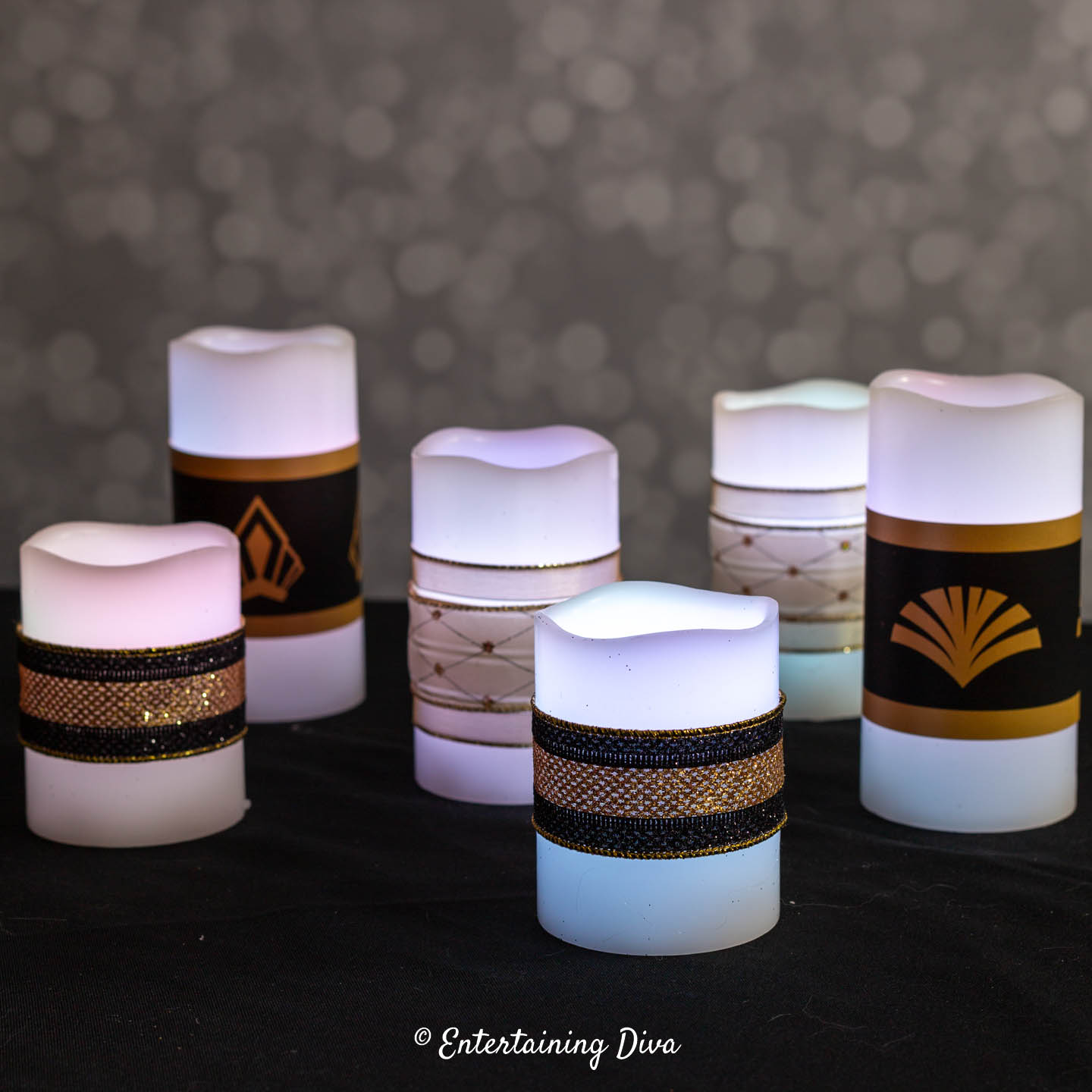 DIY Great Gatsby Candles