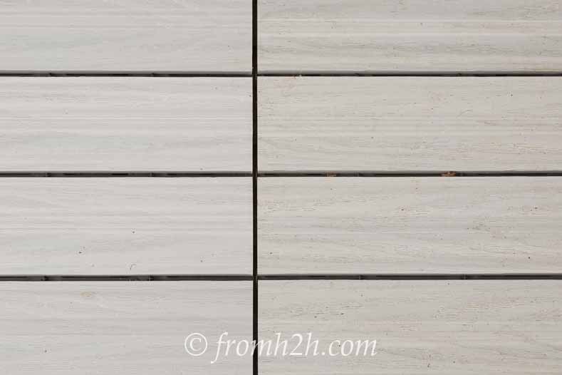 Straight line pattern