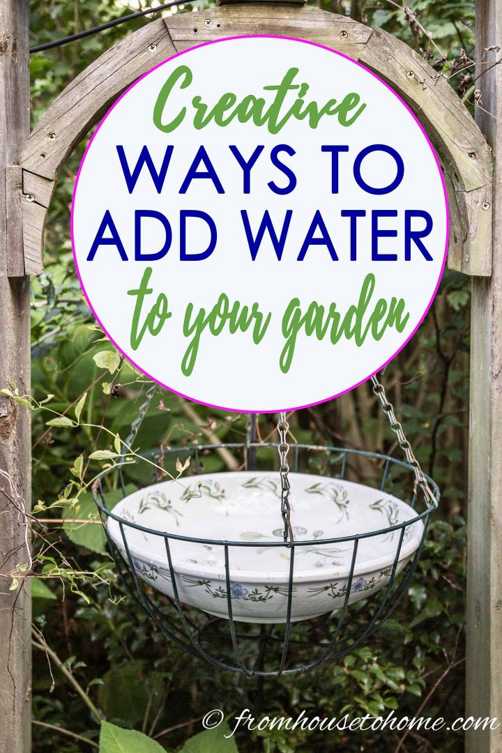 Ways to add water to your garden