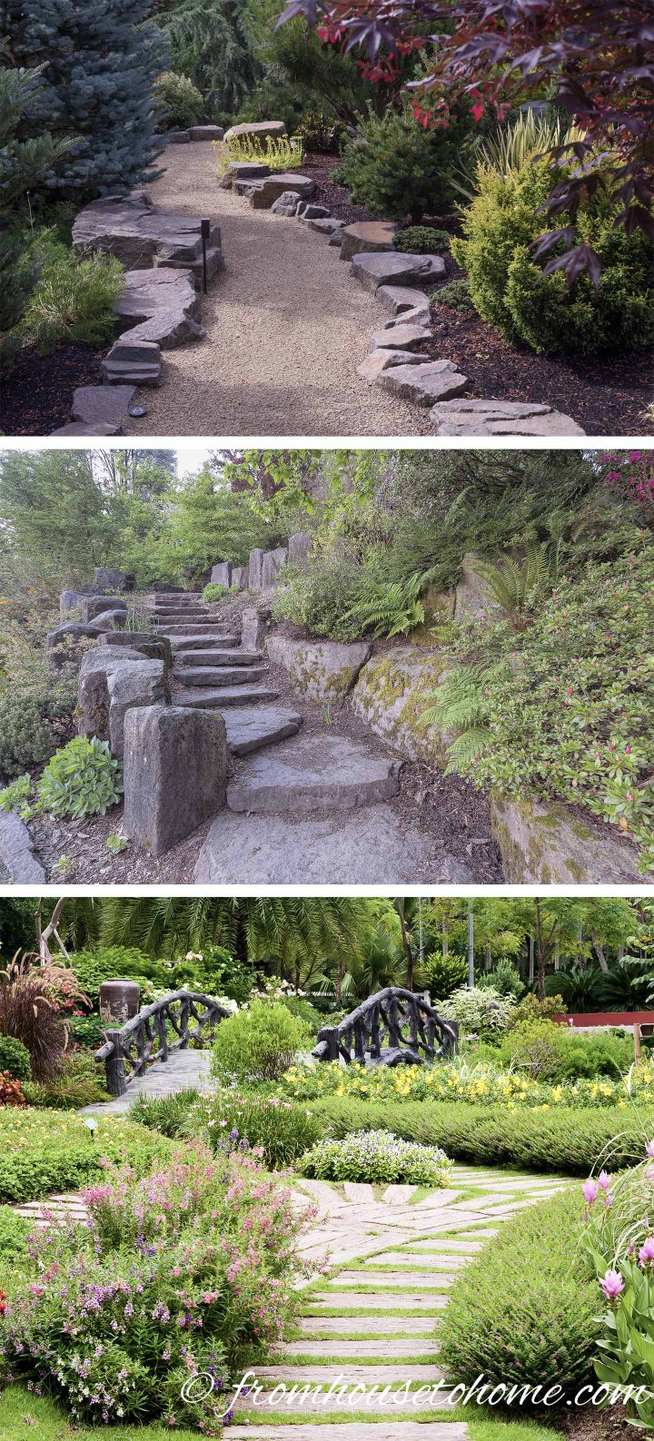 Adding paths to your plan gives people a destination (images via Jamie Hooper, jpldesigns, sutichak / stock.adobe.com)