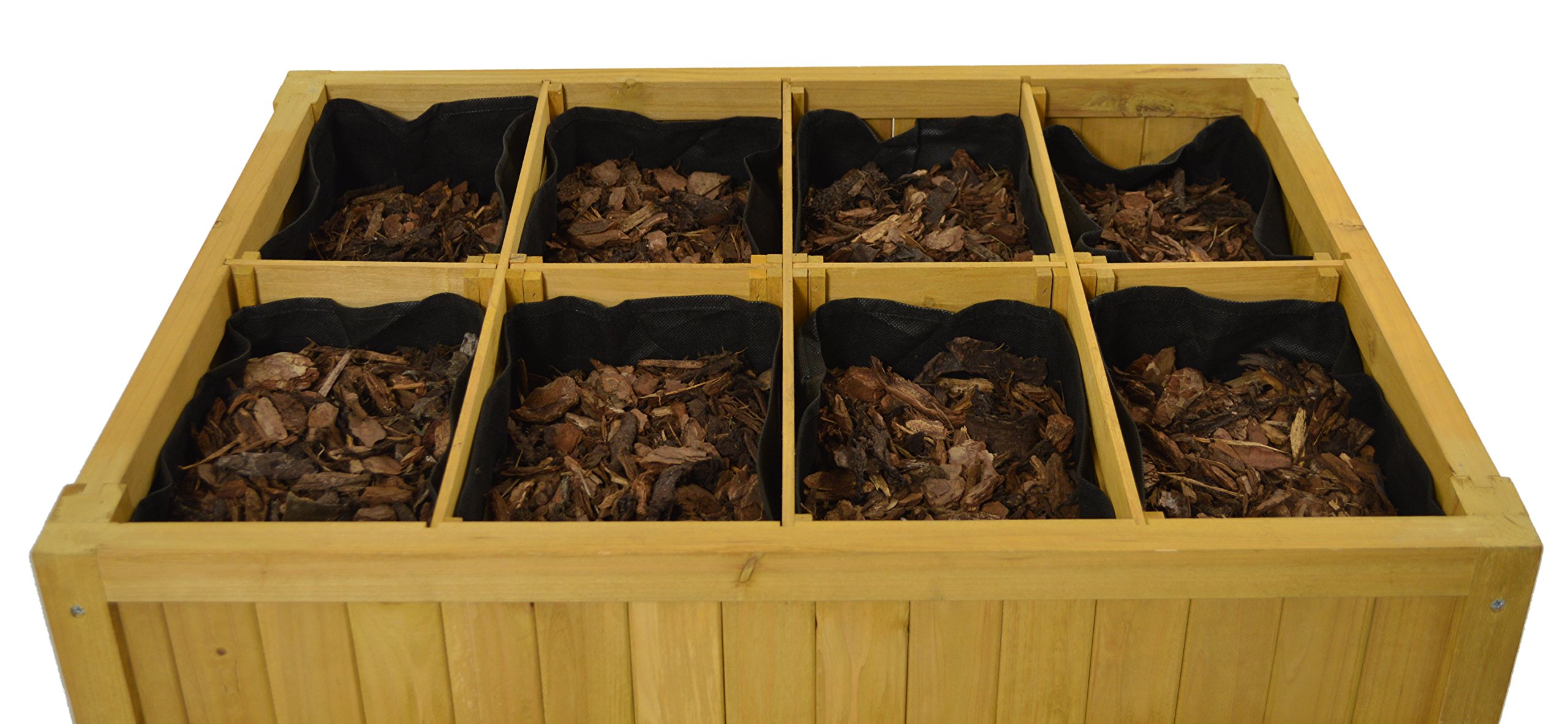 Dividers and liner for the herb planter