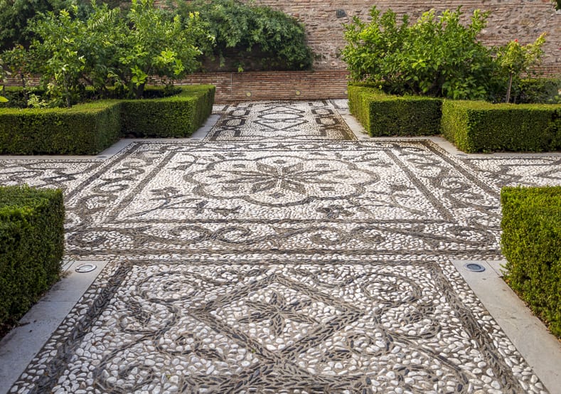 Pebble Mosaic garden path