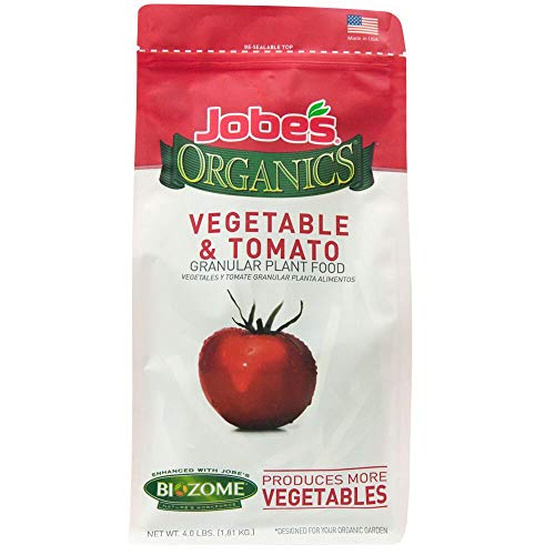 A bag of organic tomato fertilizer