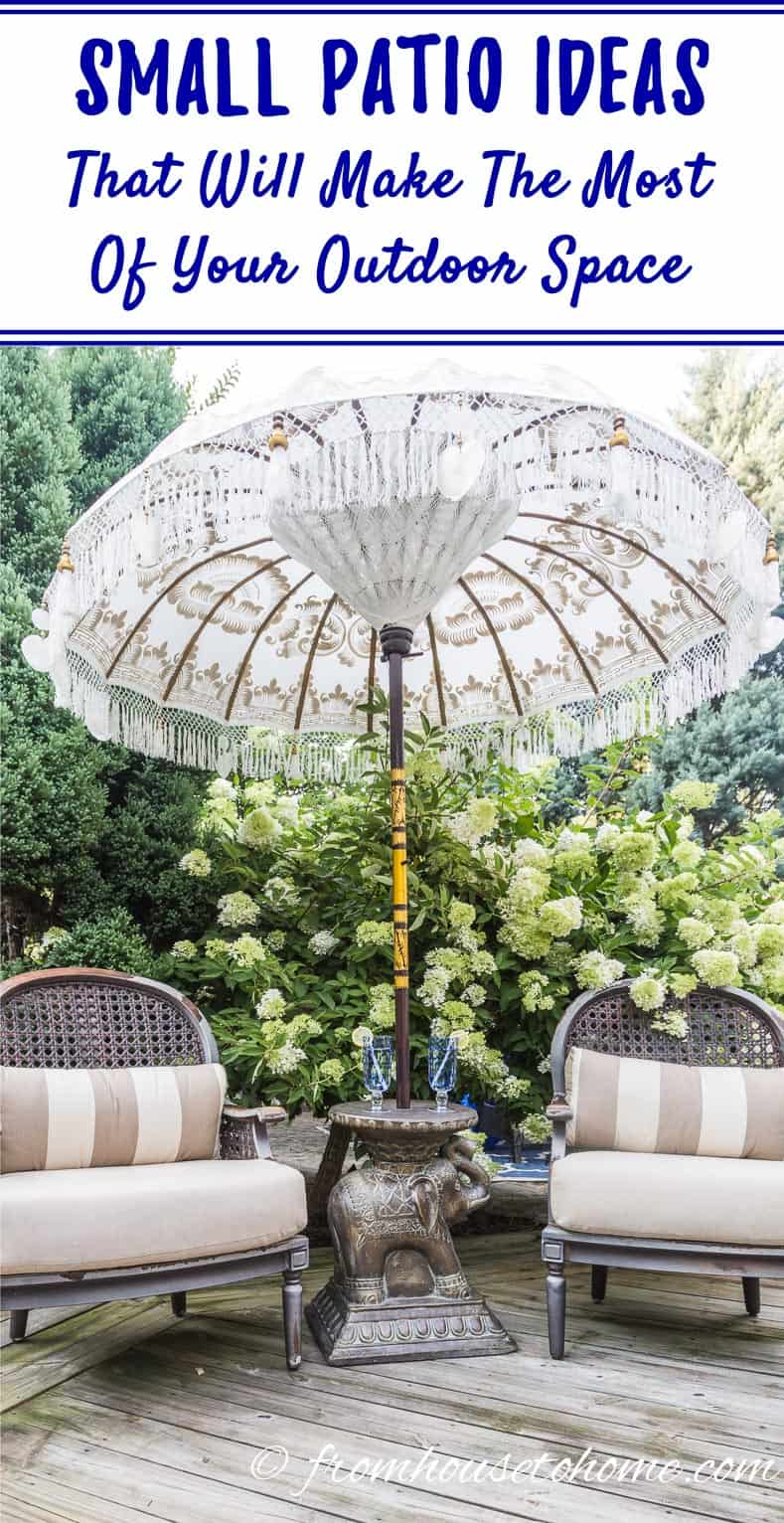Small Patio Decorating Ideas That Make Your Deck Into An Outdoor Oasis