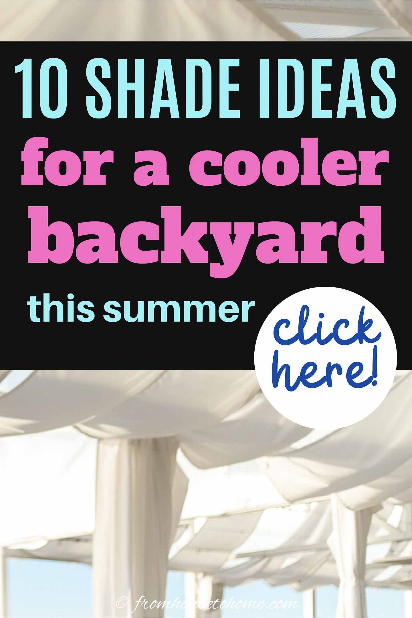 DIY Backyard Shade Ideas For a Cooler Deck or Patio