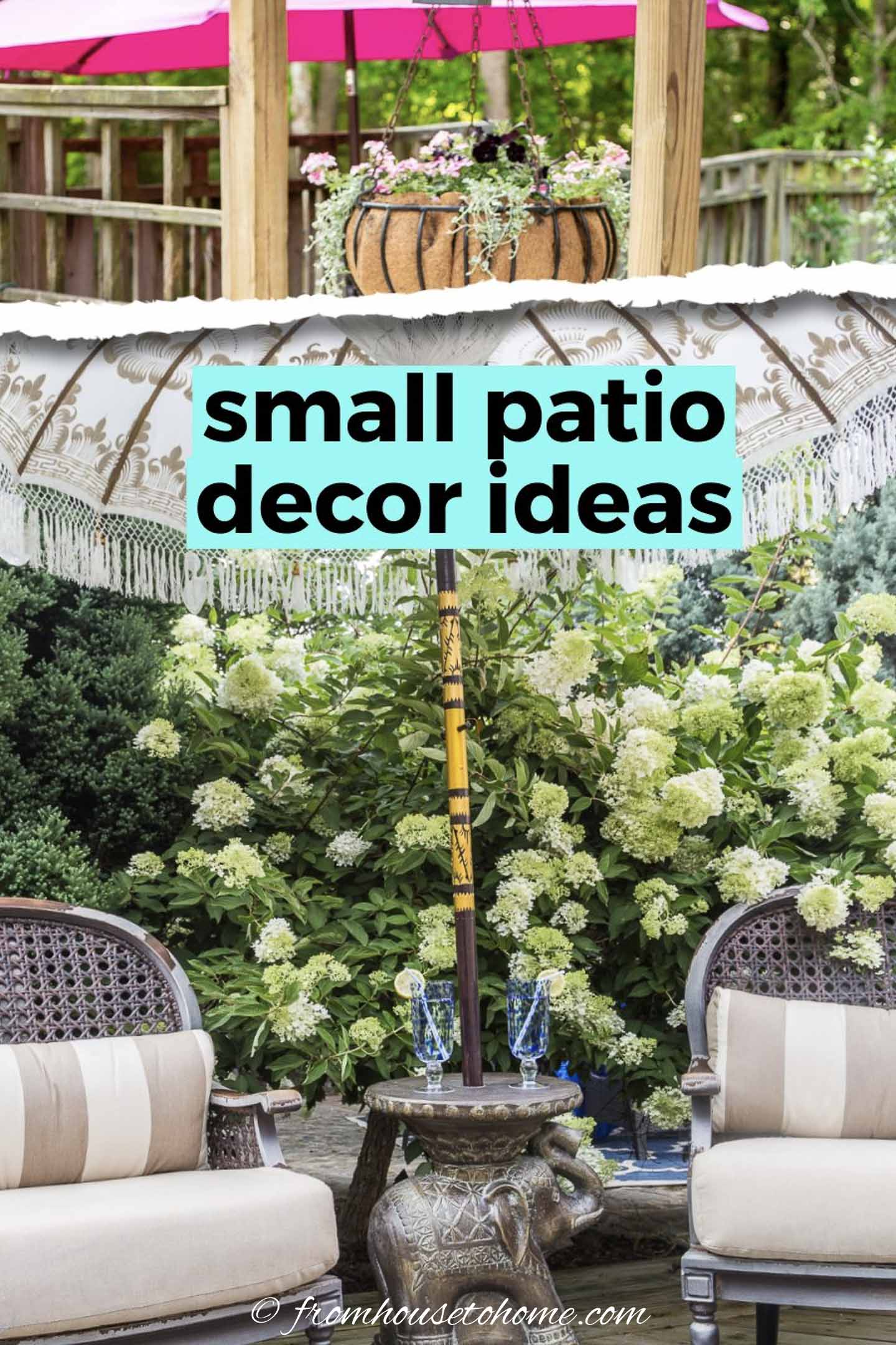 Small Patio Decorating Ideas That Make Your Deck Into An Outdoor Oasis