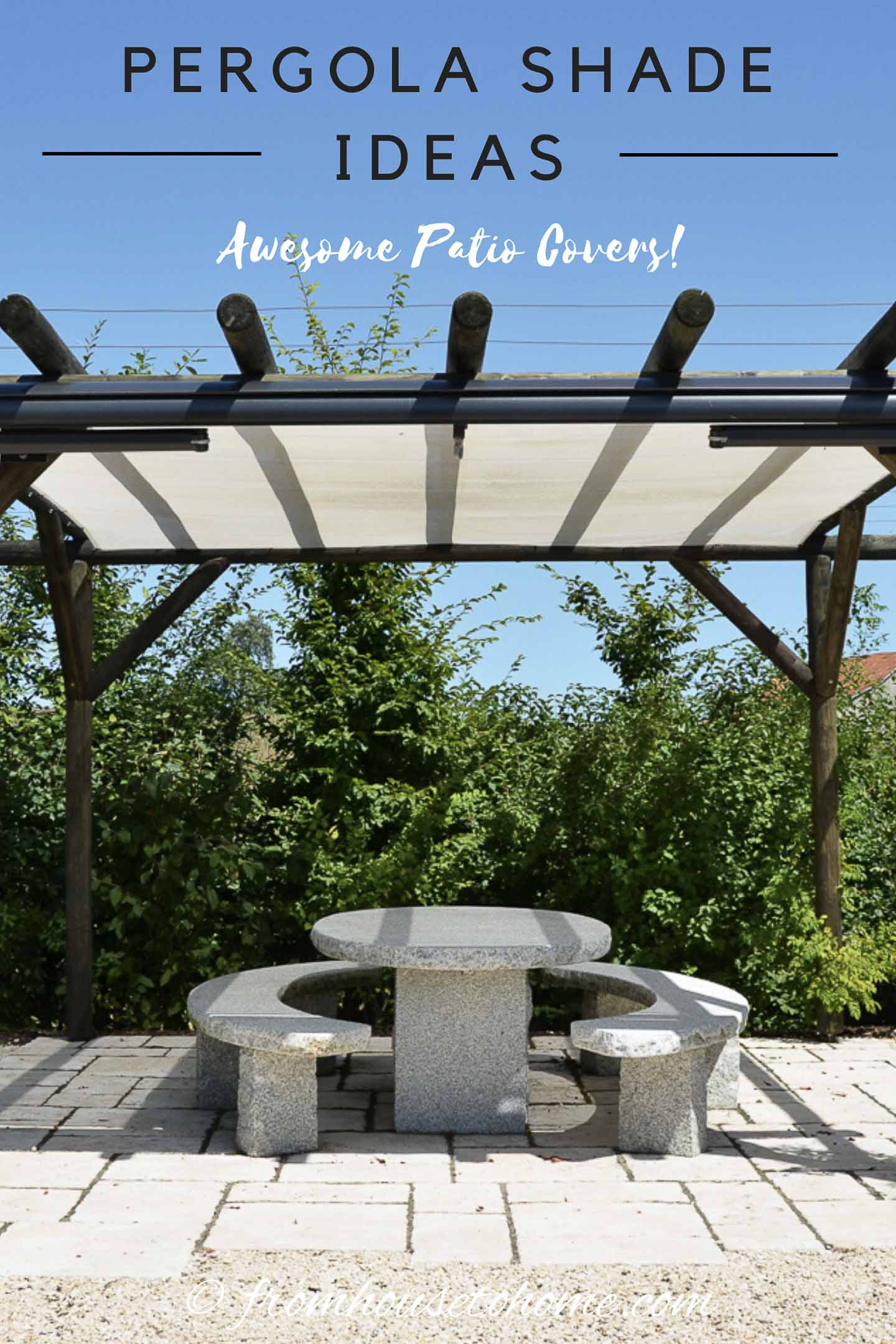 Pergola shade ideas: Awesome patio covers