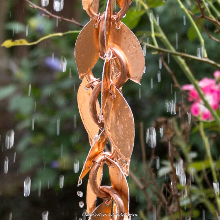 DIY Leaf Rain Chain