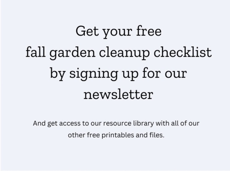 Fall Garden Cleanup Checklist: How To Winterize Your Garden