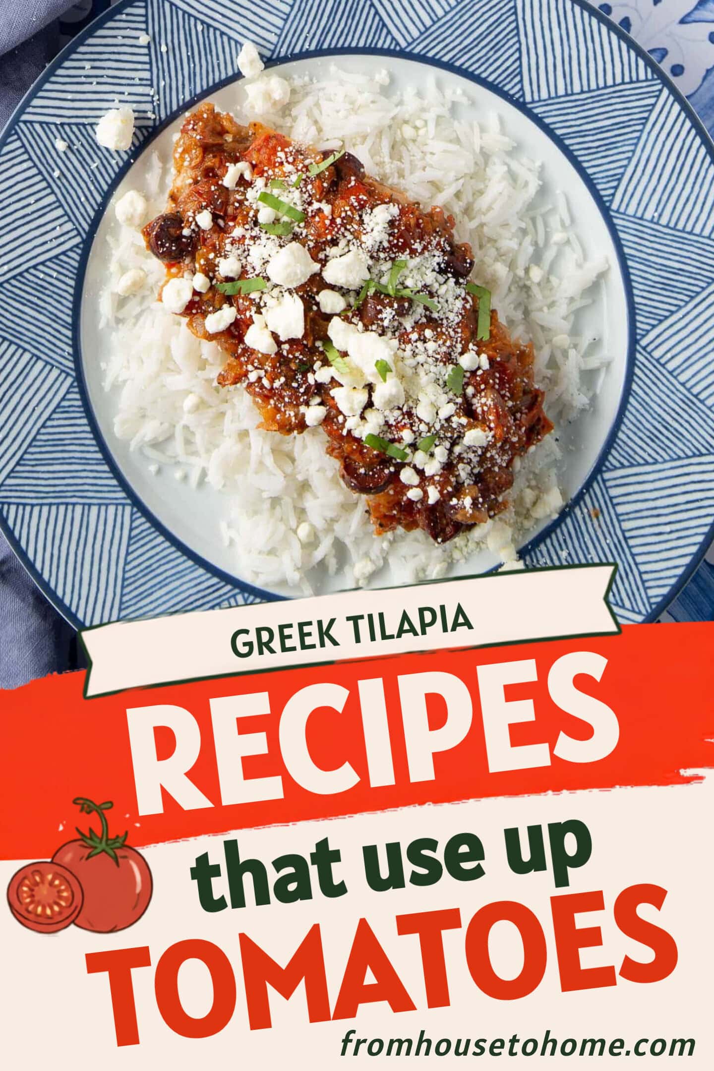 oven baked Greek-style Tilapia