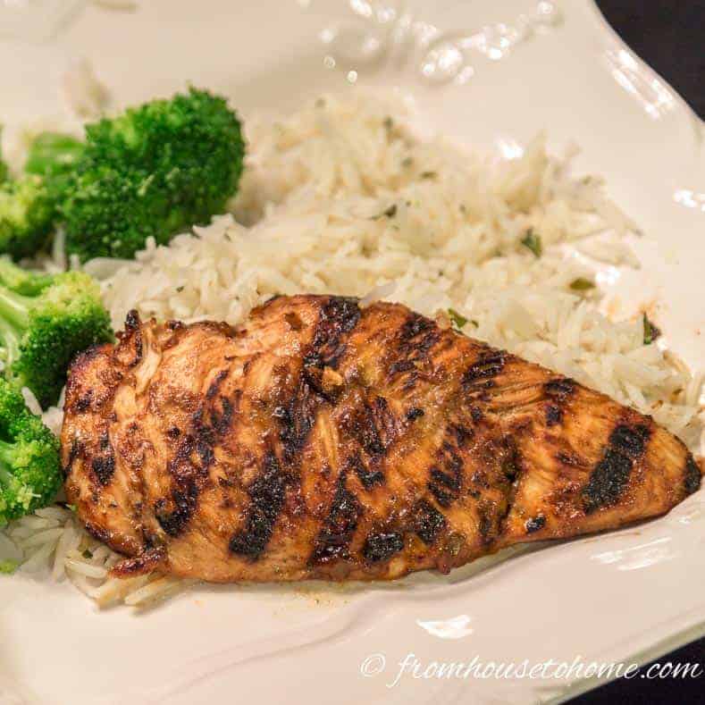 Basil Grilled Chicken Breast