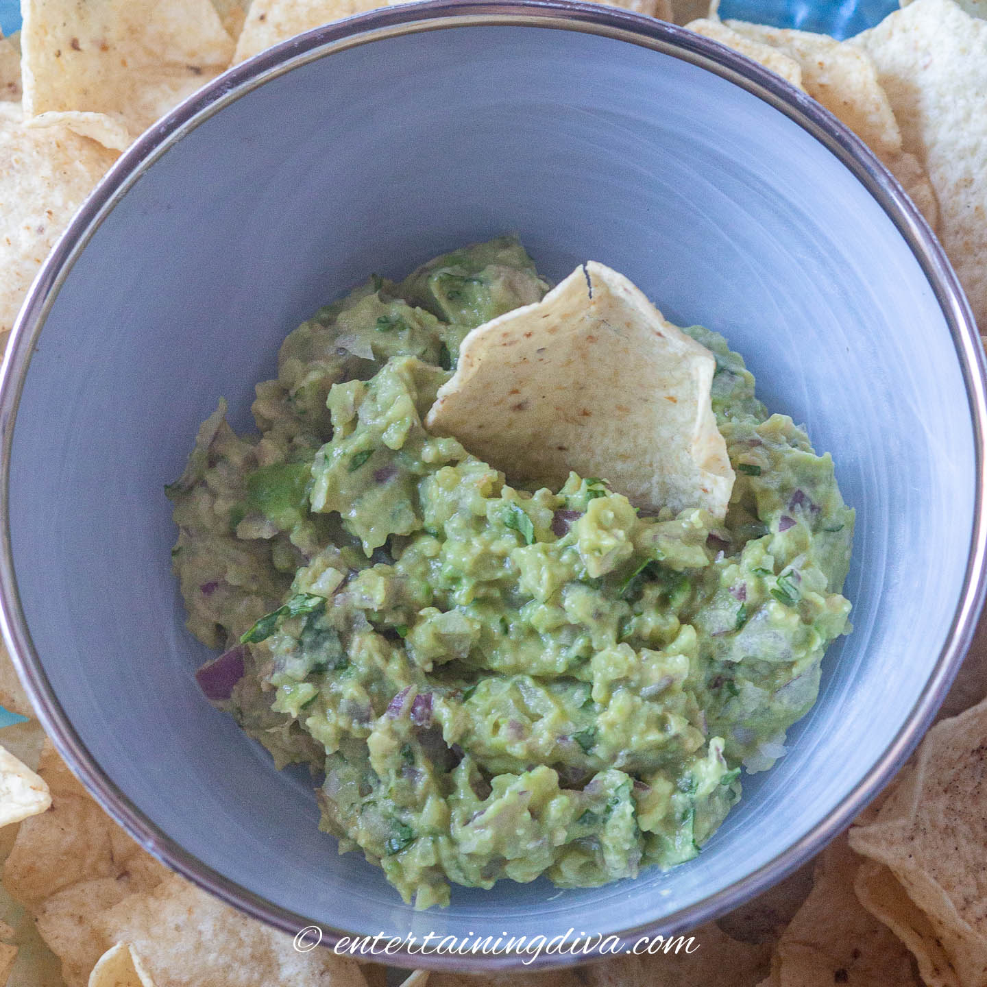 Easy Avocado Guacamole Dip Recipe {Gluten-Free}
