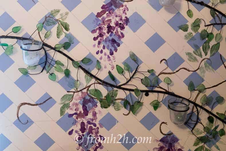 How to Paint A Trellis Wall