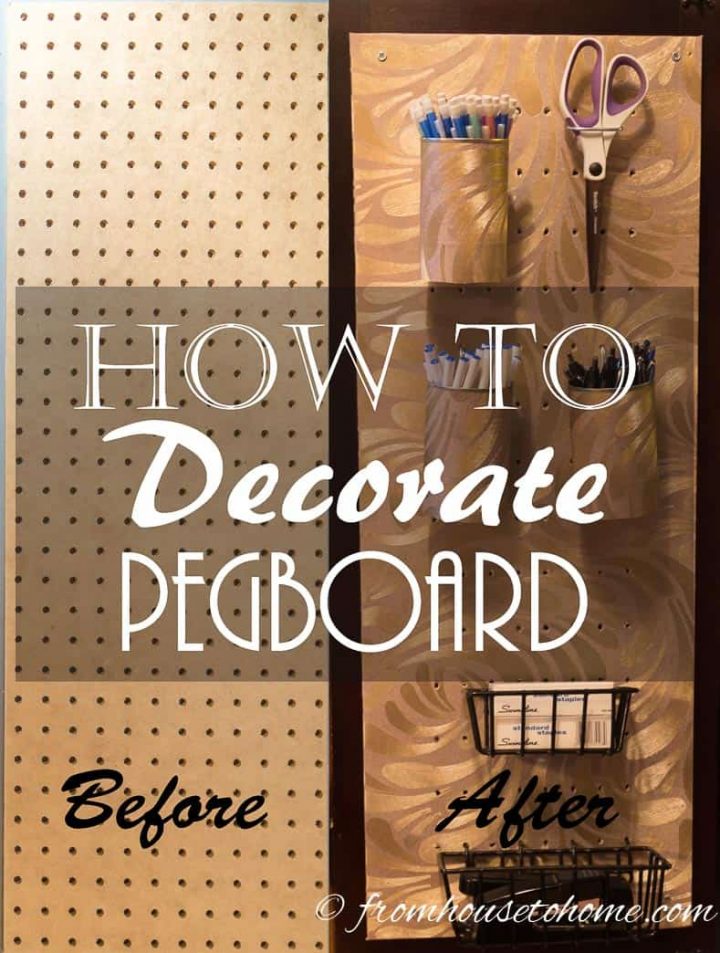 How To Decorate Pegboard