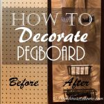 How To Decorate Pegboard