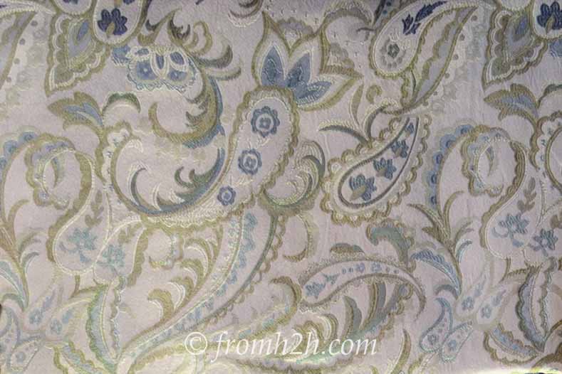 Step 4: Choose a Small Pattern - Paisley or Damask often work well |How To Pick The Right Fabrics Every Time? The Mix and Match Fabric Formula