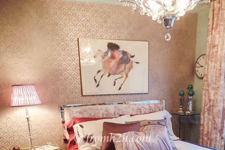 The new wallpaper | From Eclectic To Serene Bedroom Makeover
