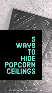Hide Popcorn Ceilings (5 Easy Ways To Cover Popcorn Ceilings) (16)