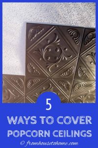 5 ways to cover popcorn ceilings
