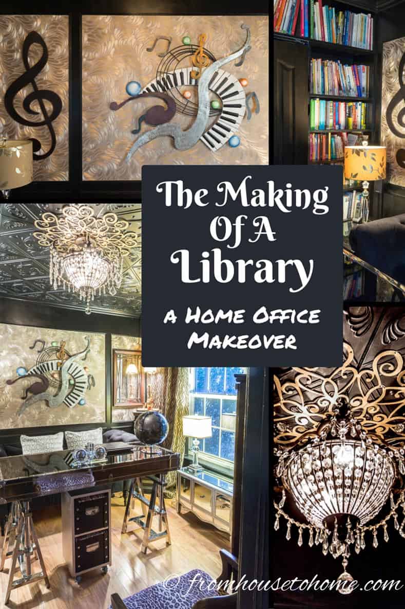 The Making of a Library - A Home Office Makeover