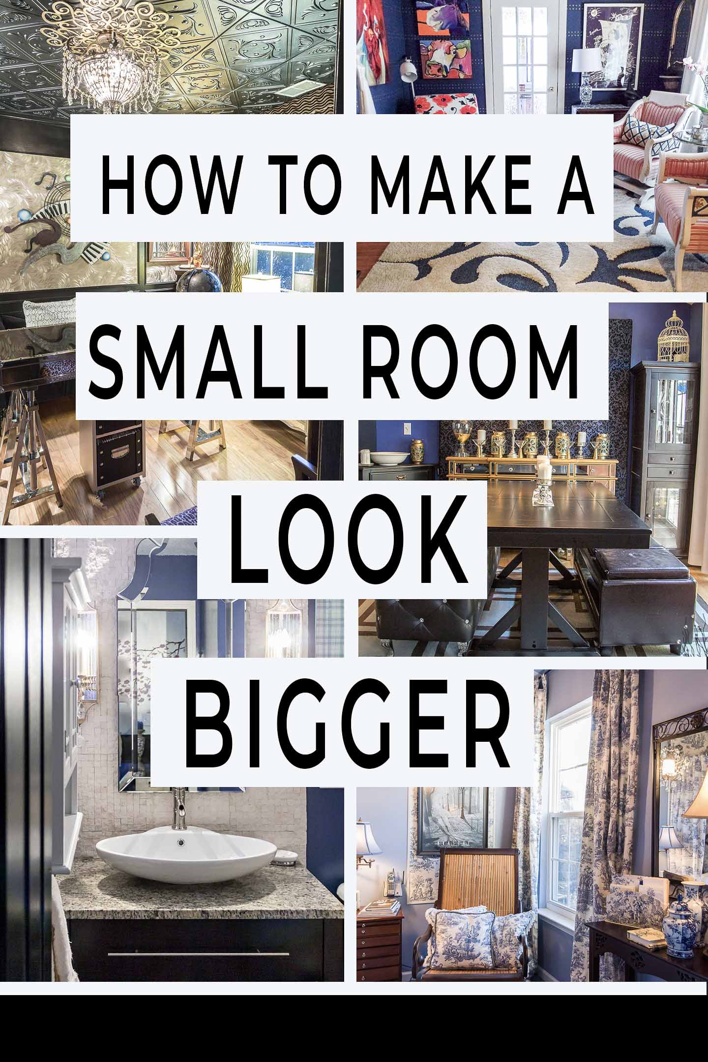 Small Space Decorating Ideas (How To Make A Small Room Look Bigger)