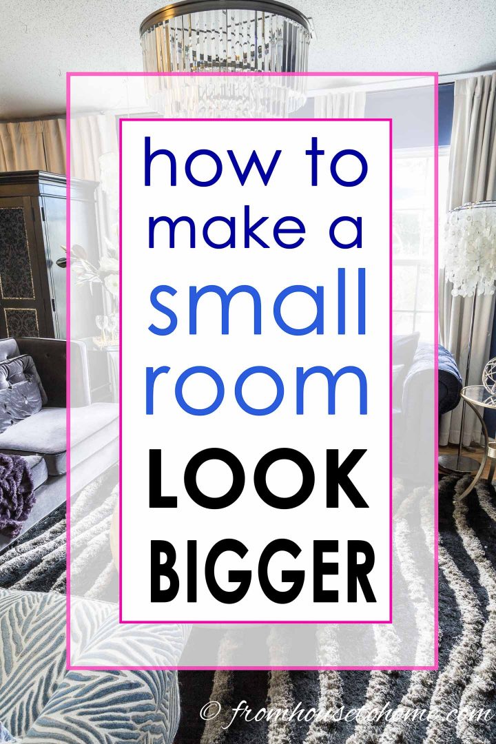 how to make a small room look bigger