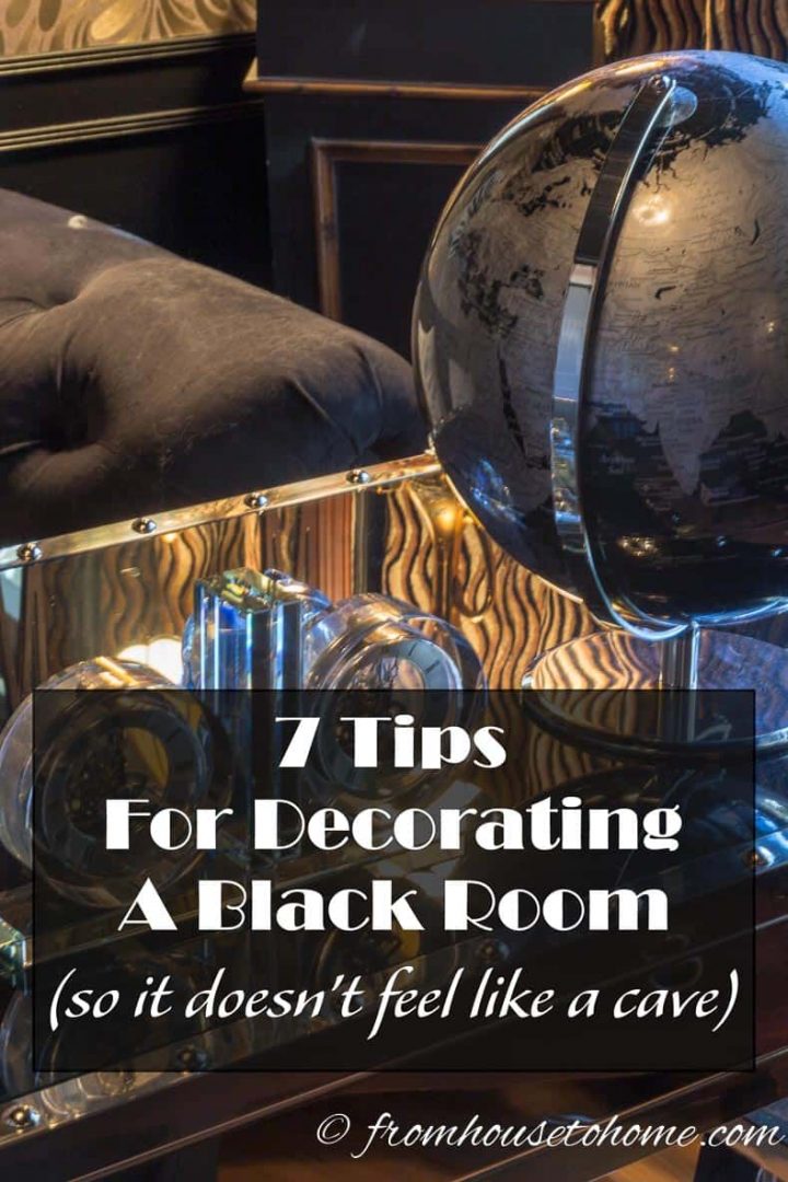 7 Tips for Decorating a Black Room (so it doesn't feel like a cave)