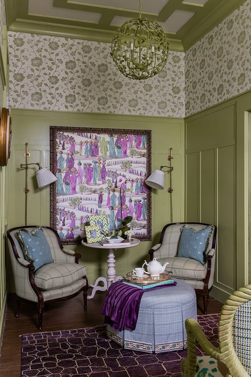 The inspiration for the wall mouldings from Houzz.com | How To Make Craftsman Style Mouldings