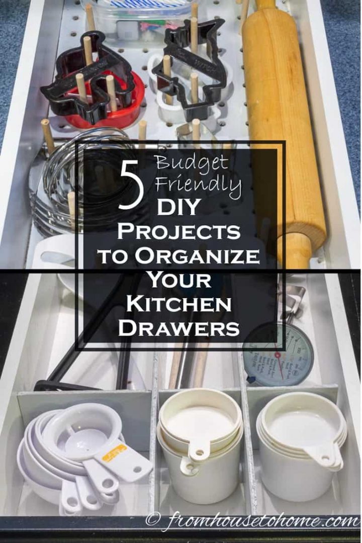 5 DIY Projects to Organize Your Kitchen Drawers
