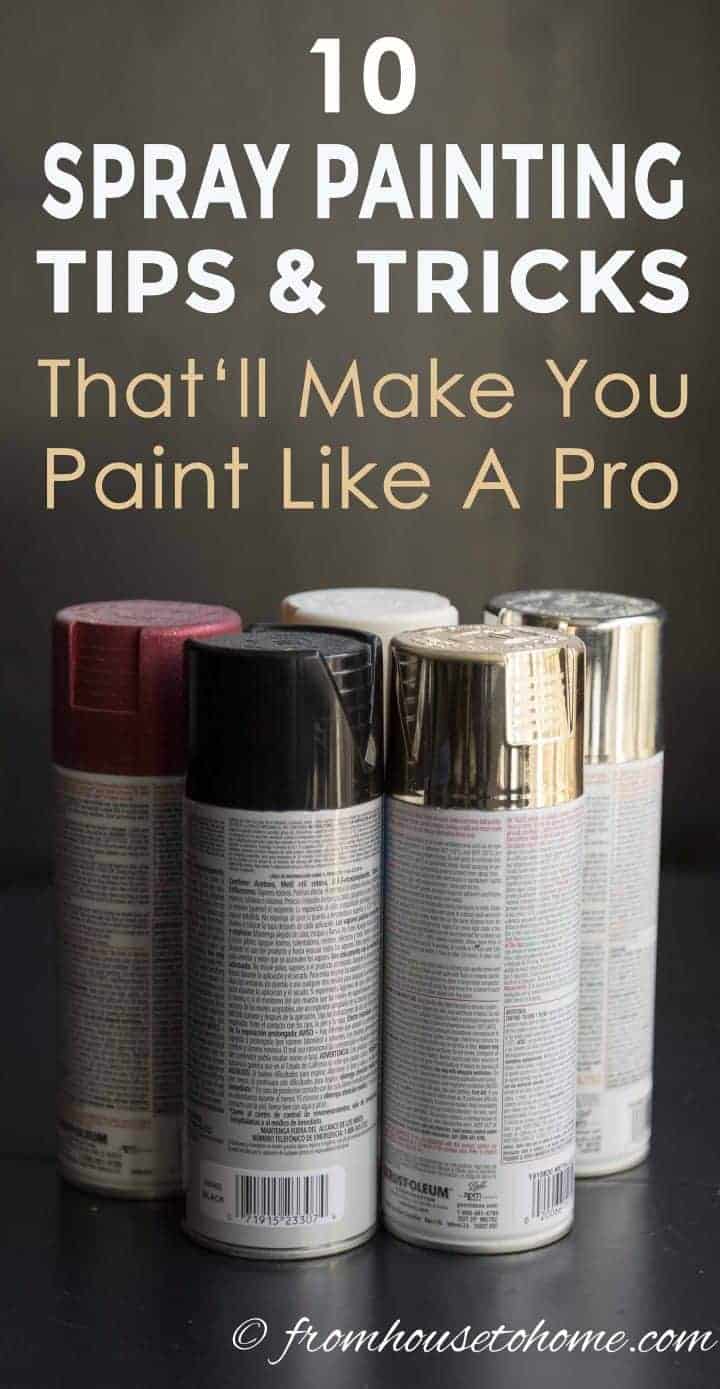 Spray painting tips and tricks