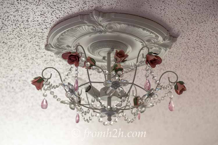 My home office makeover ceiling fixture