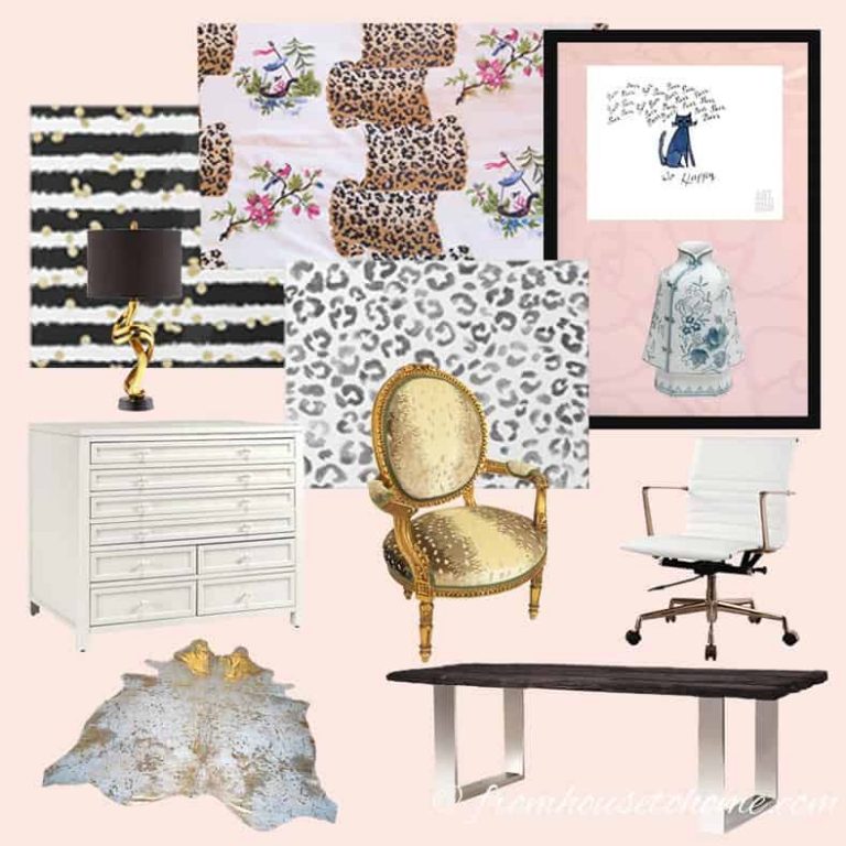 One Room Challenge Week 2 – Home Office Mood Board (and the first setback)