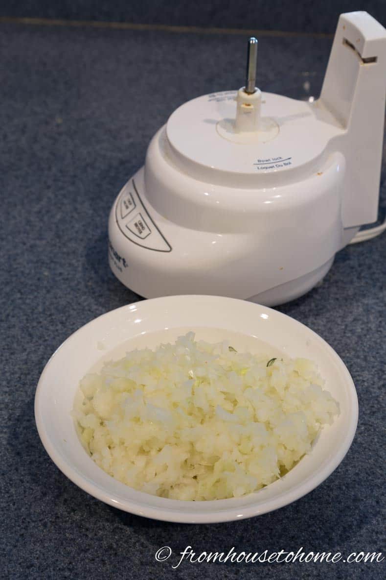 The chopped onions | Inexpensive Kitchen Gadgets That Make Cooking Easier