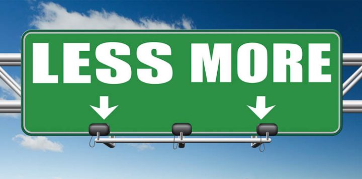 Less / More sign
