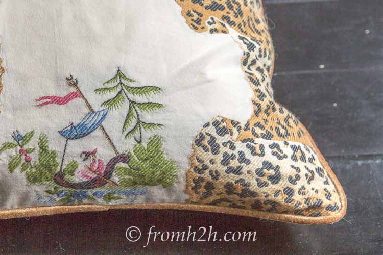 Smooth corners and piping are one sign of a professional looking cushion cover | How to make cushion covers like a pro