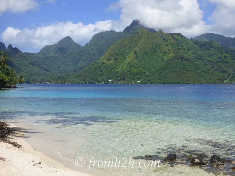 A picture of Moorea in French Polynesia