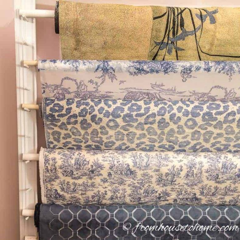 How To Make a Fabric Roll Storage Rack
