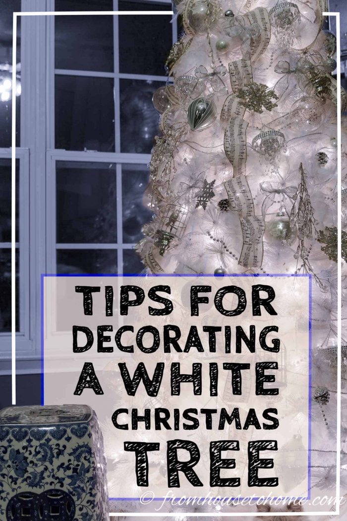How To Decorate An All White Christmas Tree
