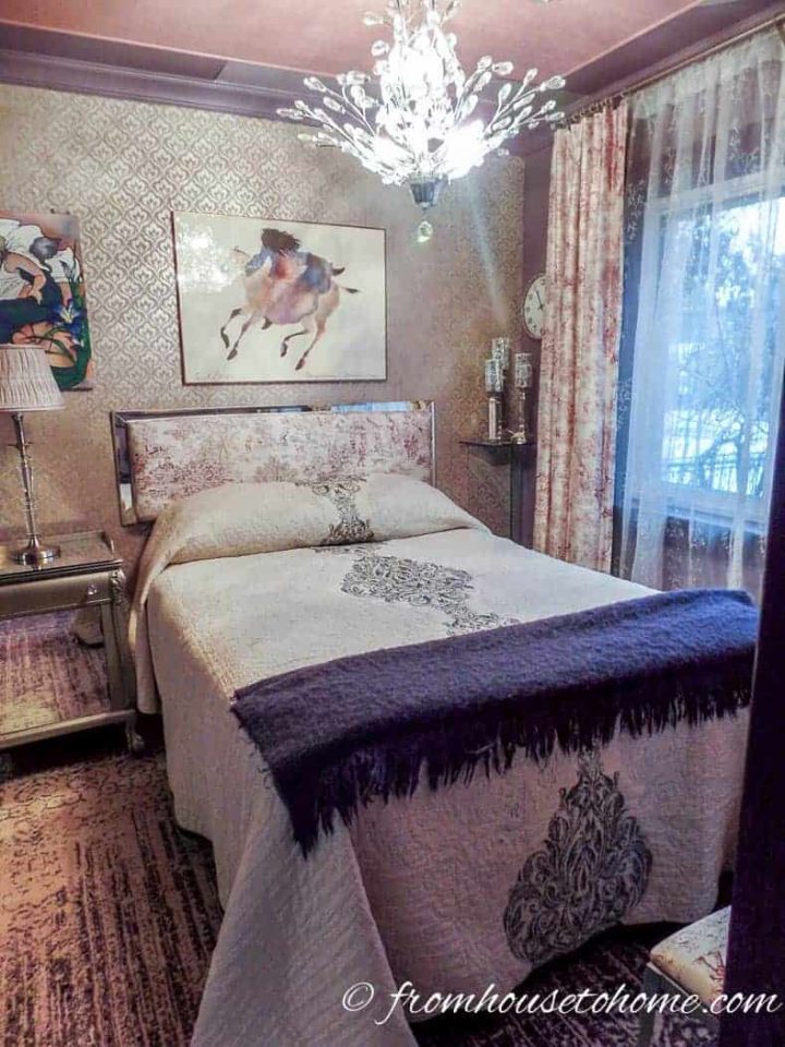Purple Bedroom Makeover
