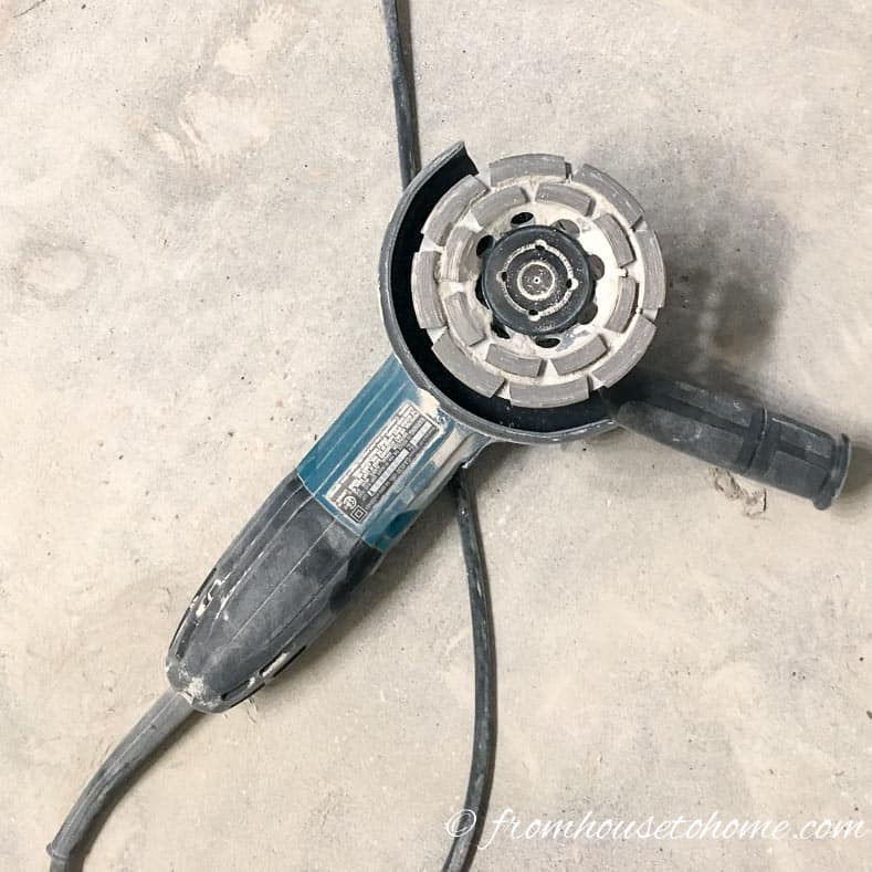 Remove Thinset From Concrete, How To Remove Ceramic Tile Mortar From Concrete Floor
