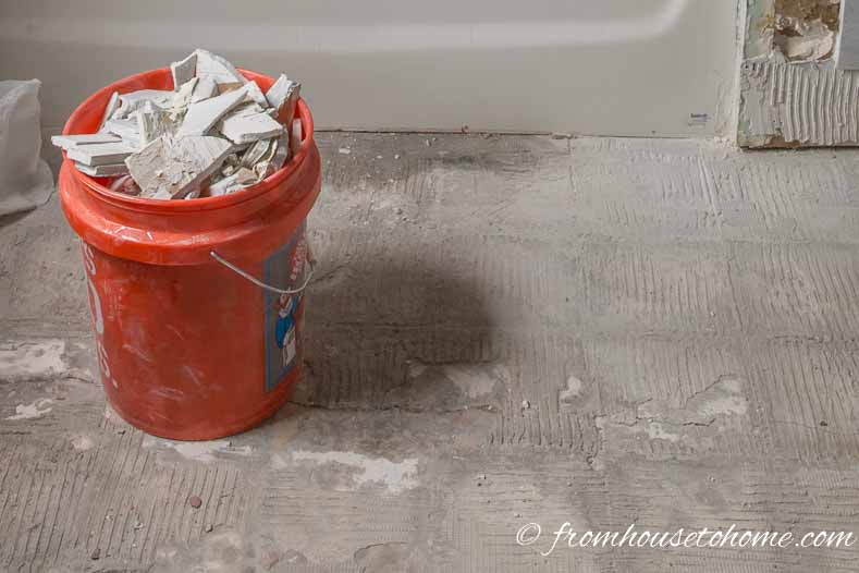 Remove Thinset From Concrete, How To Remove Old Tile From Cement Floor