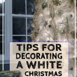 How to decorate a winter wonderland white christmas tree