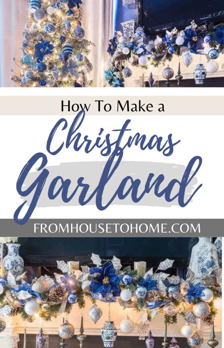 How to make a Christmas mantel garland