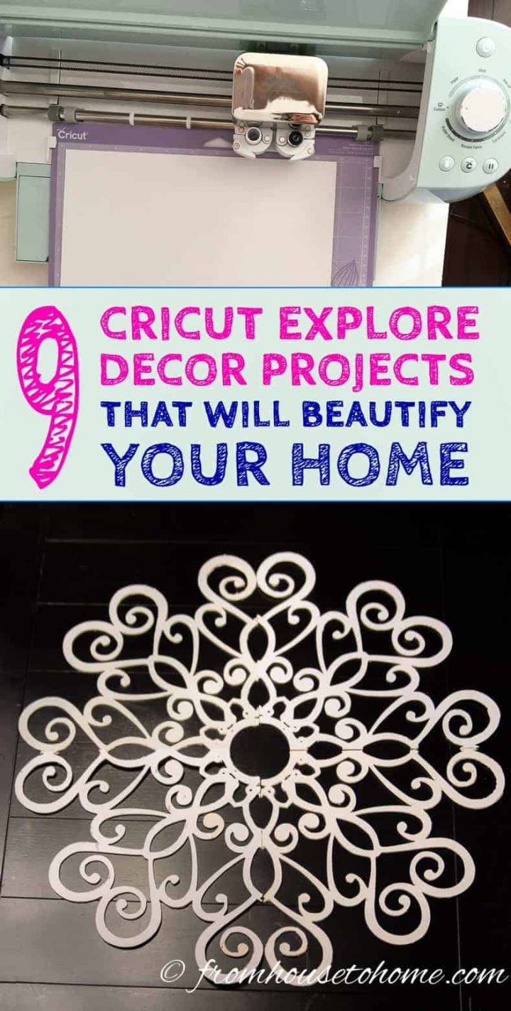 Cricut Explore decor projects that will beautify your home