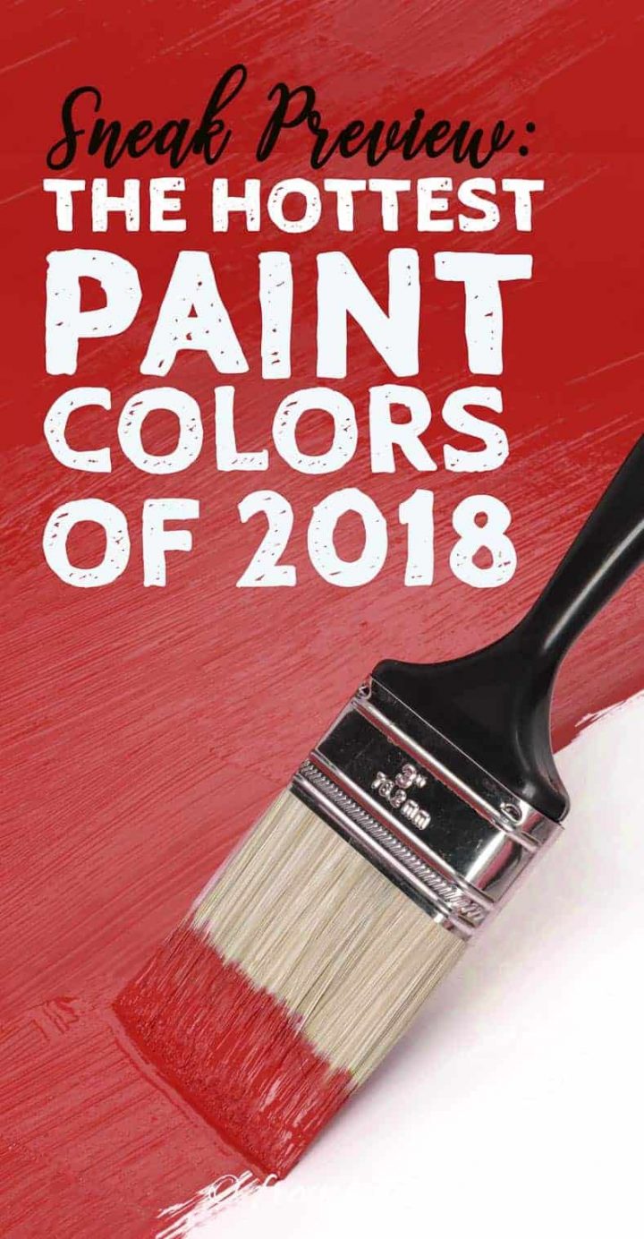 Hottest paint colors of 2018