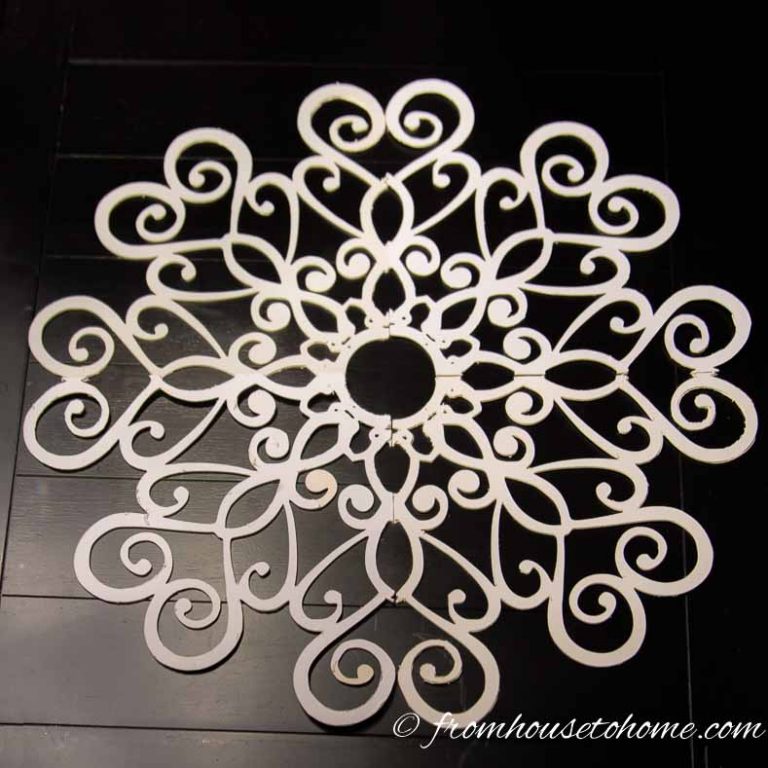 How To Make A Beautiful Lace DIY Ceiling Medallion On A Budget