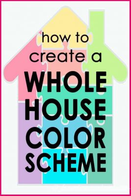 how to create a whole house color scheme