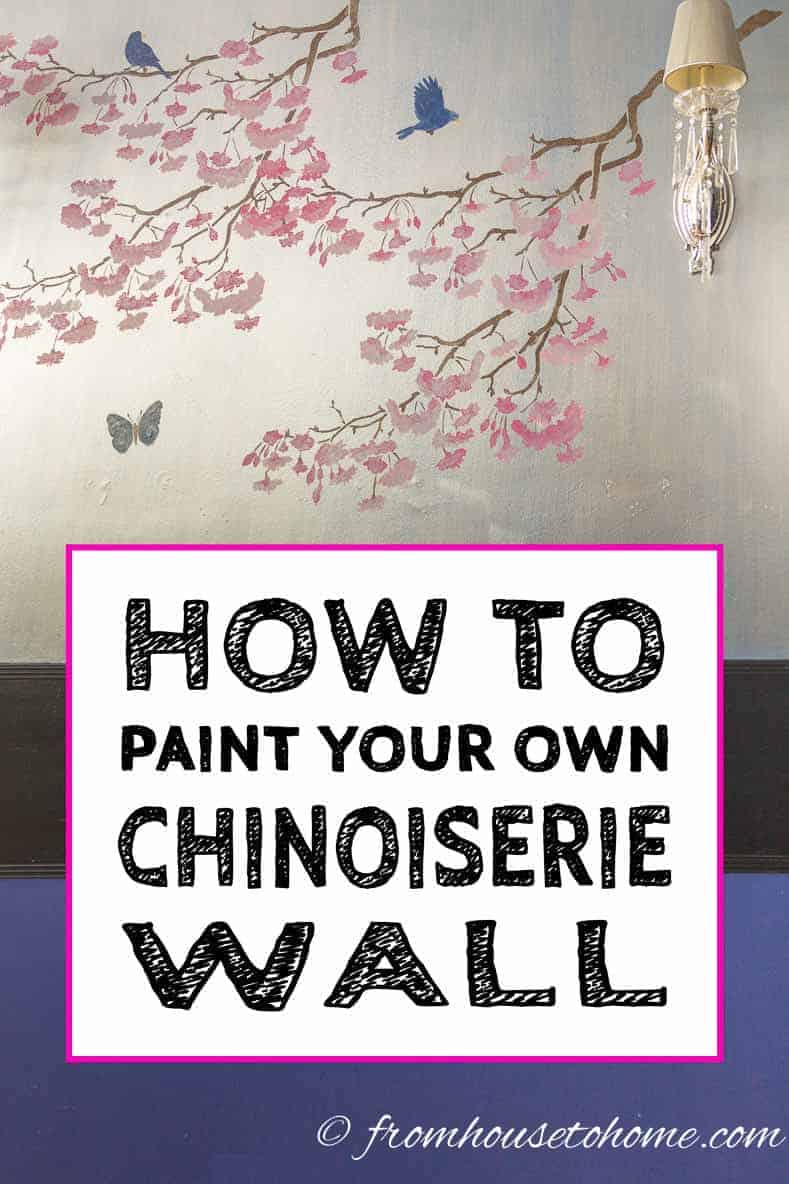 How to paint your own Chinoiserie wall